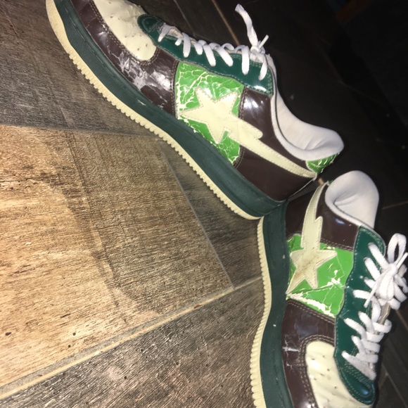bapesta brown green